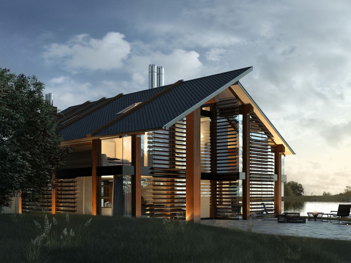 Plan de maison bioclimatique