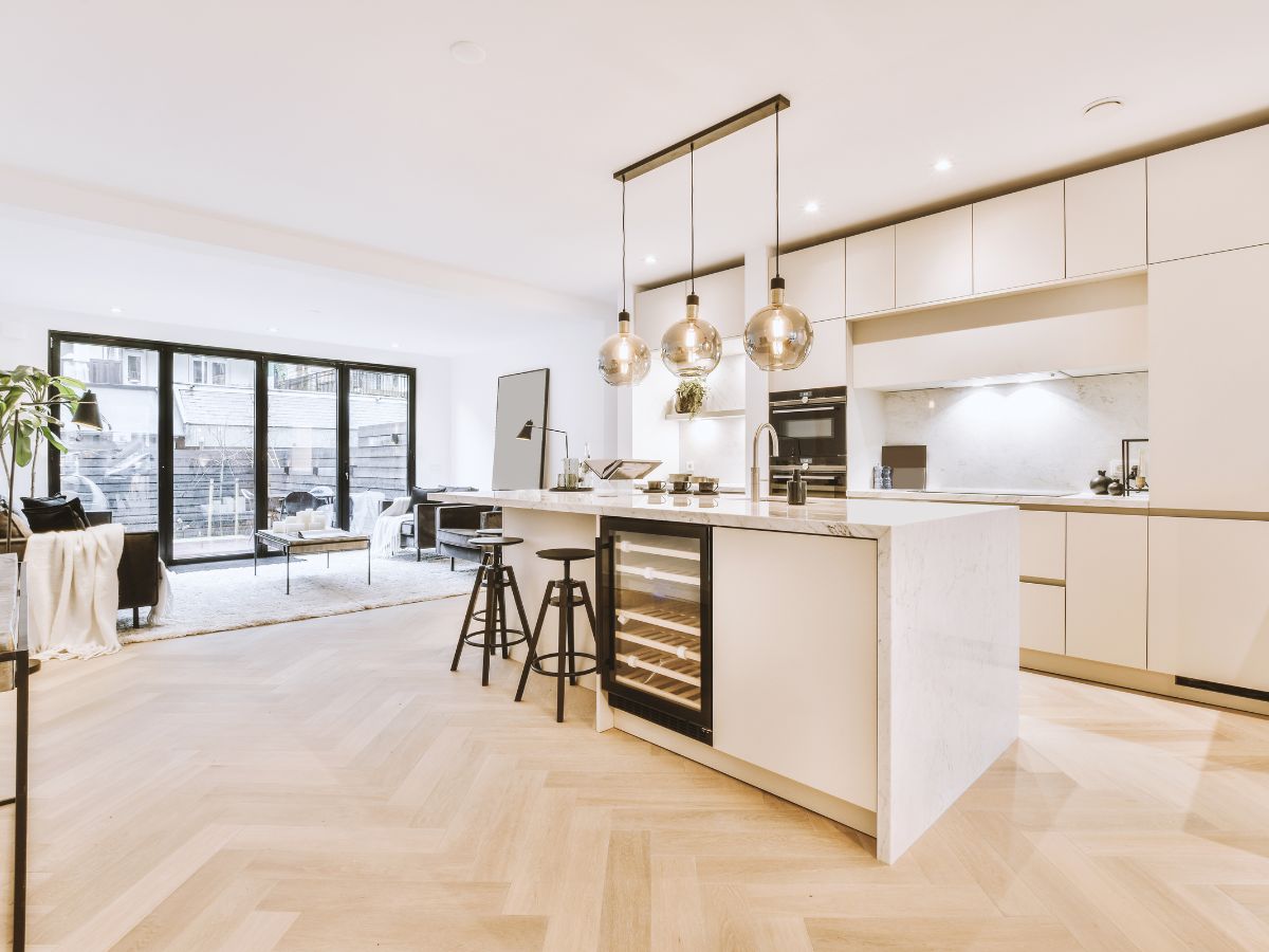 Open kitchen plan